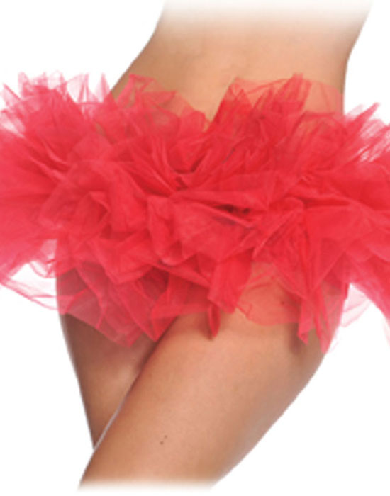 Red Tulle Ballet Petticoat Tutu Skirt