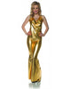 Gold Ladies Night Womens Adult 70S Costume