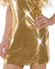 Short Gold Sequin 20's Flapper Dress