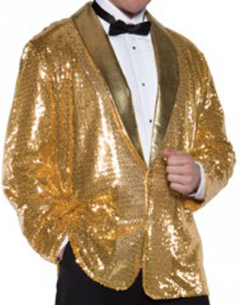 Jazz Disco Sequin Pimp Jacket -Gold