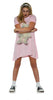 Eerie Womens Adult Doll Pink Dress