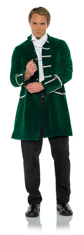 Frock Coat Mens Adult Victorian Costume Black Jacket