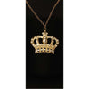 Crown 90s Pimp Gold Costume Necklace