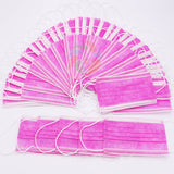 [1000 PACK] PINK 3ply Disposable Adult Mask