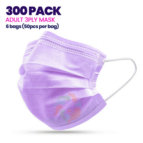 [300 PACK] Kids Disposable Mask 3 Ply Non-Medical-BLUE UNICORN