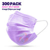 [300 PACK] PURPLE 3ply Disposable AdultMask