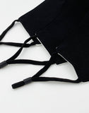 [10 PACK] Black Cotton Double Layer Mask