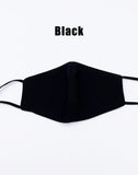 Black Cotton Double Layer Mask