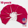 [10 PACK] Magenta Ruby Pink Cotton Double Layer Mask