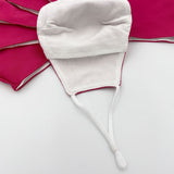 [10 PACK] Magenta Ruby Pink Cotton Double Layer Mask